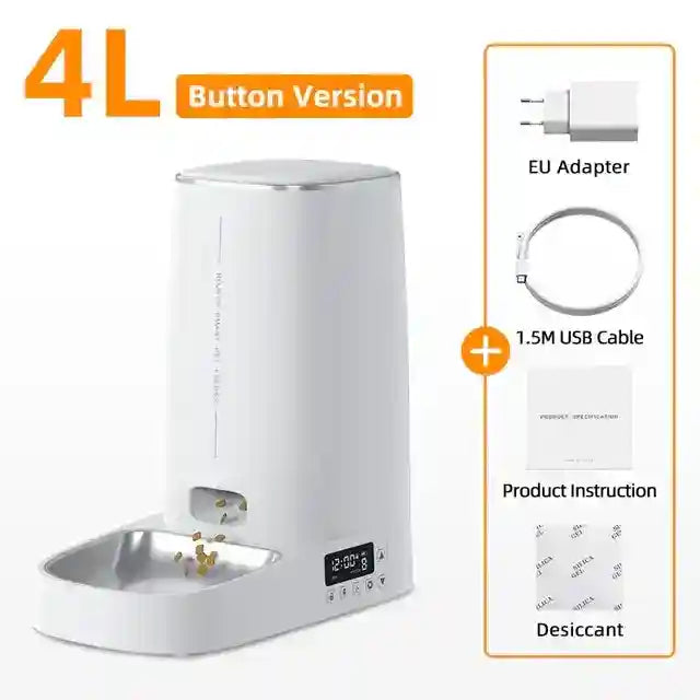 Distributore Automatico Cibo Cani Gatti 4L WiFi by Dog Moda