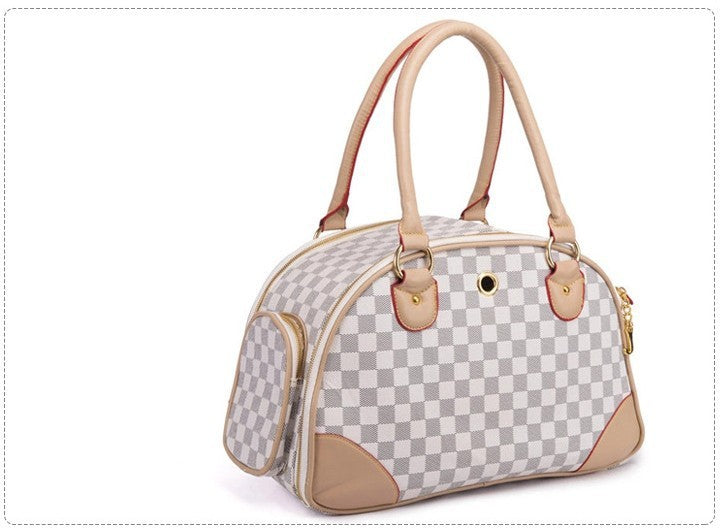 "Chanel" Eco-Leather Dog Carrier Bag