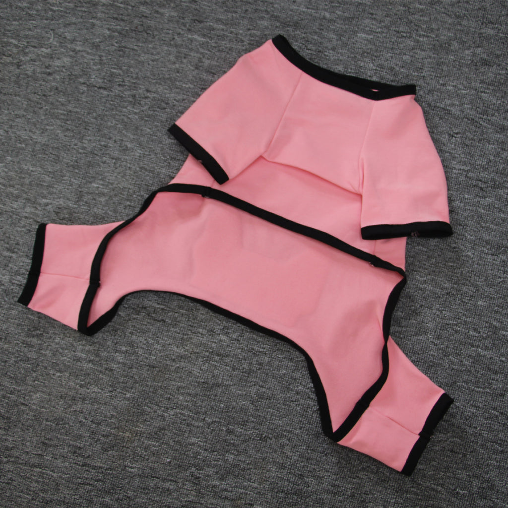 ブルドッグ用4足フリースつなぎ - 冬用パジャマ