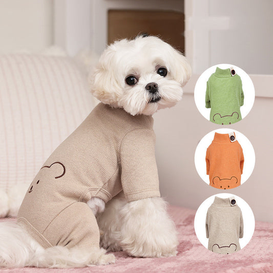 Vestito per Cani "Mombasa" con Orsetto - Eleganza e Comfort per Piccoli Amici