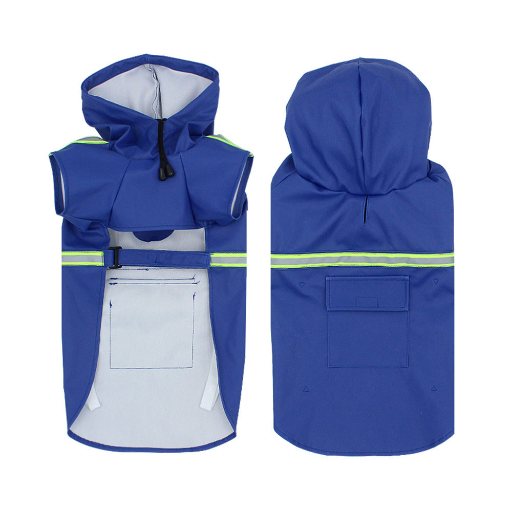 Reflective Dog Raincoat "Lisbon"