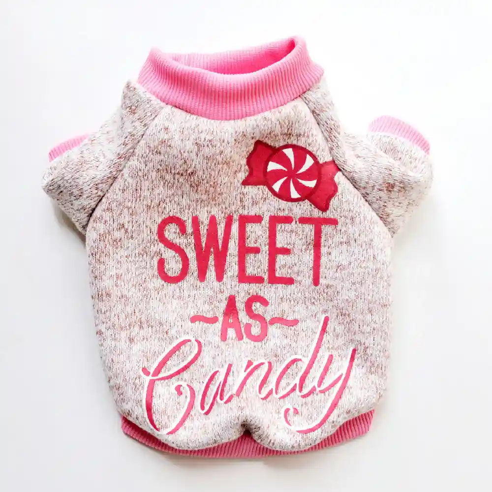 Felpa in Pile per Cani - Sweet, Mini Boss, Bacon by Dog Moda
