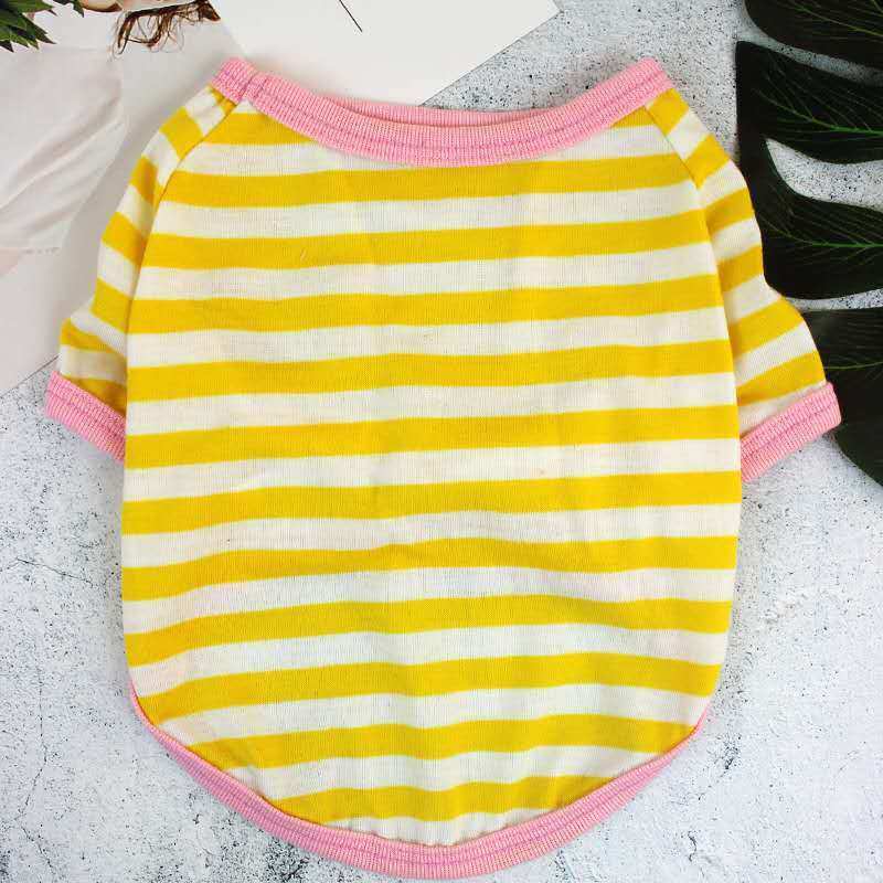 "BULK" Striped Cotton Dog Shirt