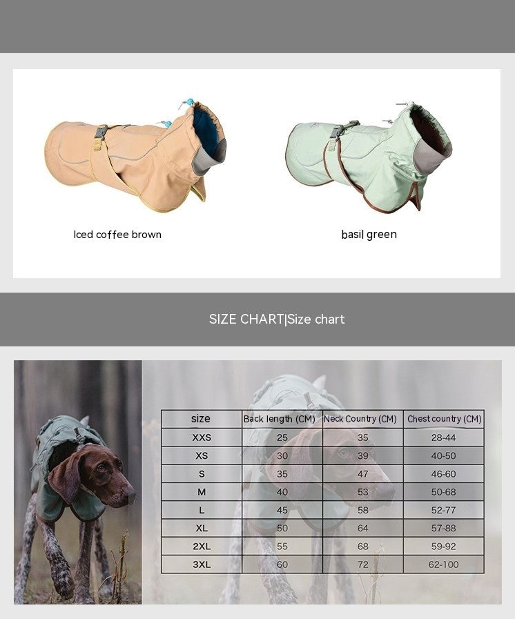 BlackDog "Shell" Raincoat for Dogs: Lightweight and Technological Protection