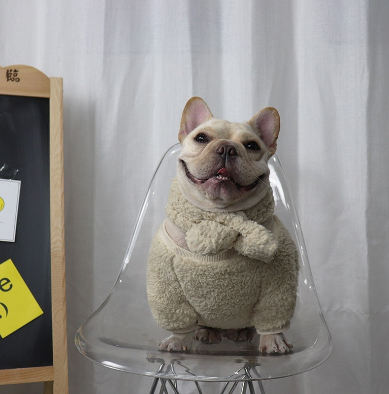 Maglia Pile Coccola d'Autunno - Speciale Bulldog Inglese - Dog Moda