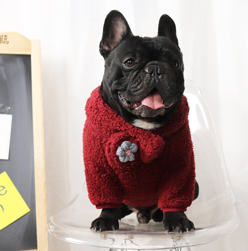 Maglia Pile Coccola d'Autunno - Speciale Bulldog Inglese - Dog Moda