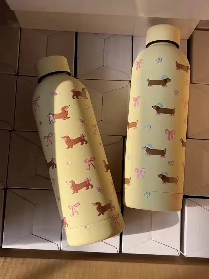 Dackel-Thermosflasche – Geschenkidee für Hundeliebhaber