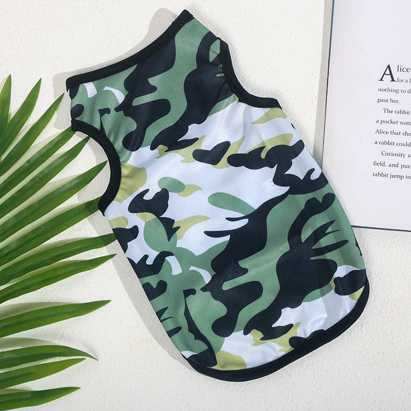 Camouflage Dog Vest - New Camouflage Vest Dog Clothes