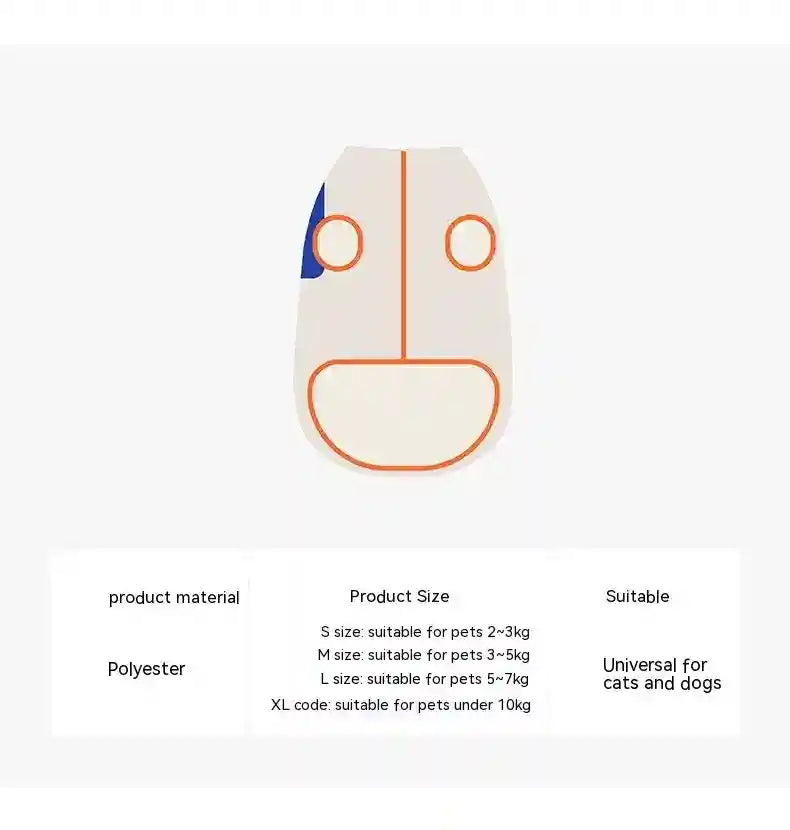 Abrigo ZEZE de forro polar blanco para gatos - Calor invernal