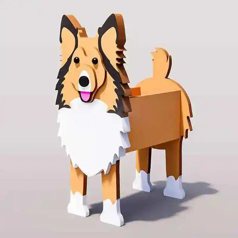 Portafiori Australian Shepherd - Vaso Cane 3 Dimensioni by Dog Moda