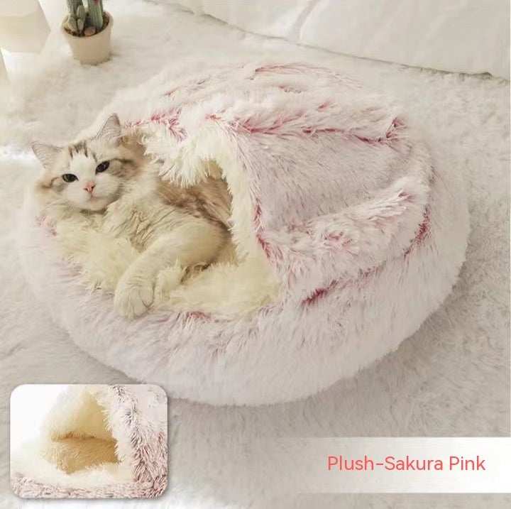 Cuccia Avvolgente "Comfort Ciambella" in Pile con Copertina - Dog Moda