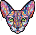 3D-Holzpuzzle Sphynx-Katze – Interaktives Spiel für Verliebte