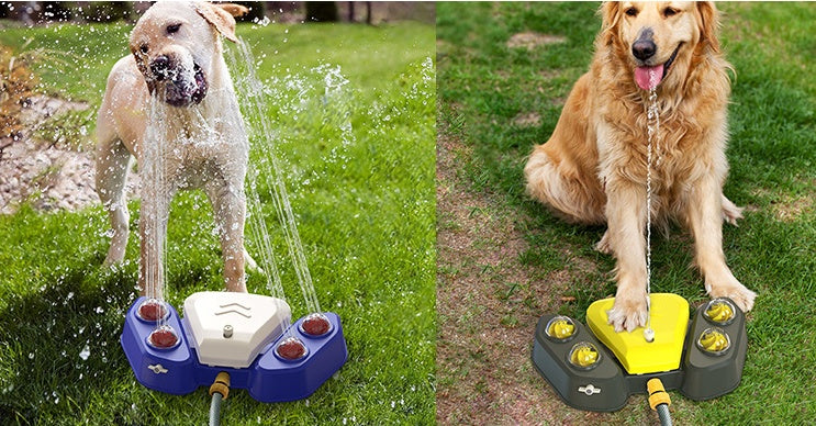"Aquafan" Garden Pedal Fountain for Dogs - Hygiene, Comfort and Fun for Your Four-Legged Friend
