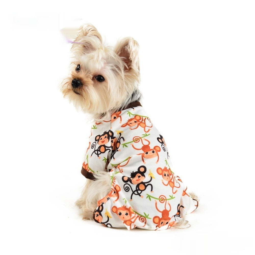 Tuta per Cani Jungle Fantasia Scimmiette | Dogmoda