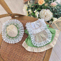 猫用チロル風衣装 帽子と刺繍付き 🎀