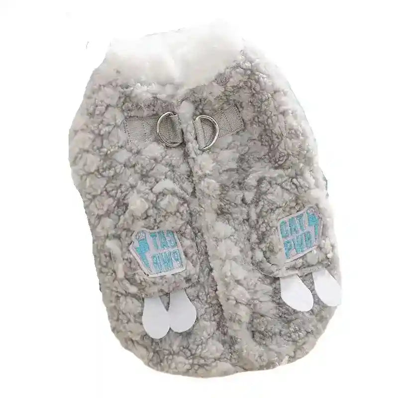 Abrigo de Lana para Perros - Suave con Parche Adorable