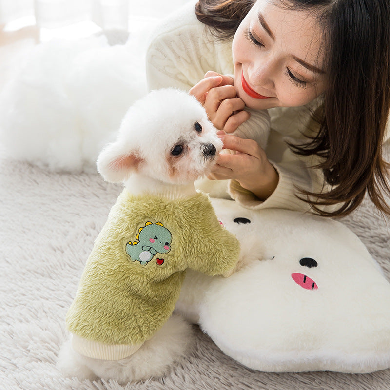 Maglione pile per cani "Bubble Bobble" – Comfort e stile per l'inverno