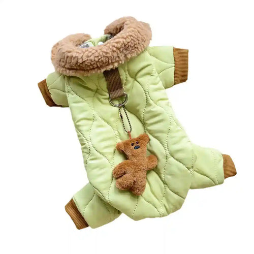 Dapper 4-Legged Waterproof Coat - Fleece and Harness
