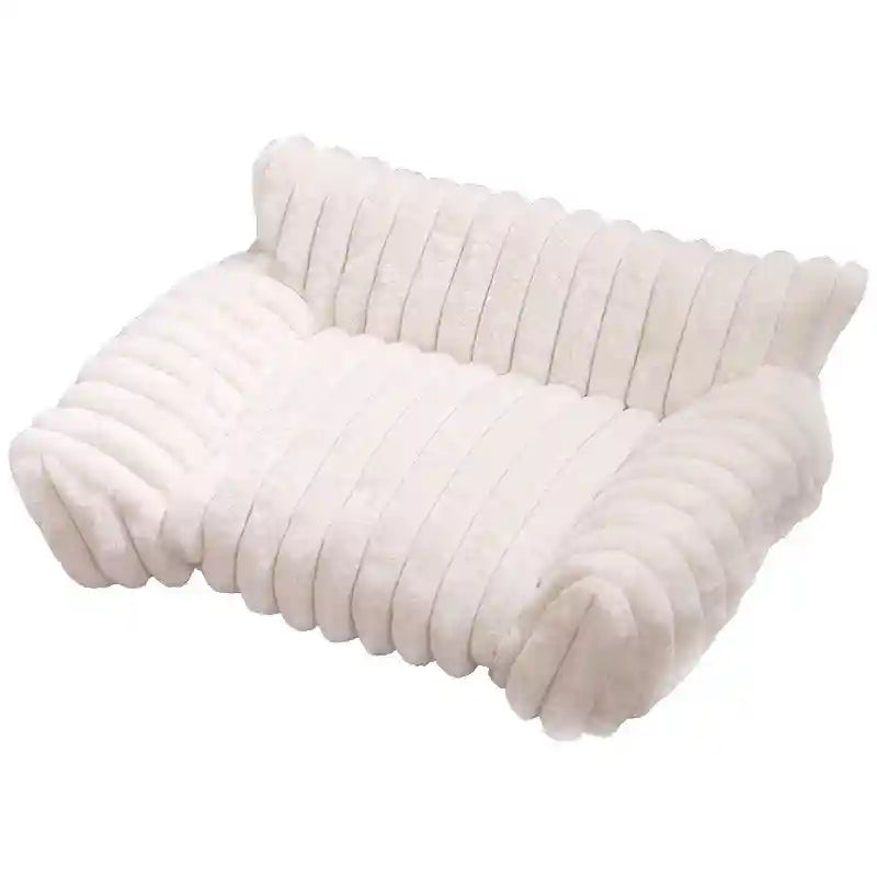 Royal Sofa Velvet Cat Bed - Elegant Soft Bed