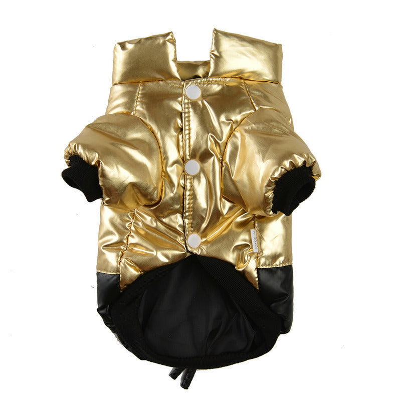 Cappotto per cani impermeabile con zampine "Silver Dust"