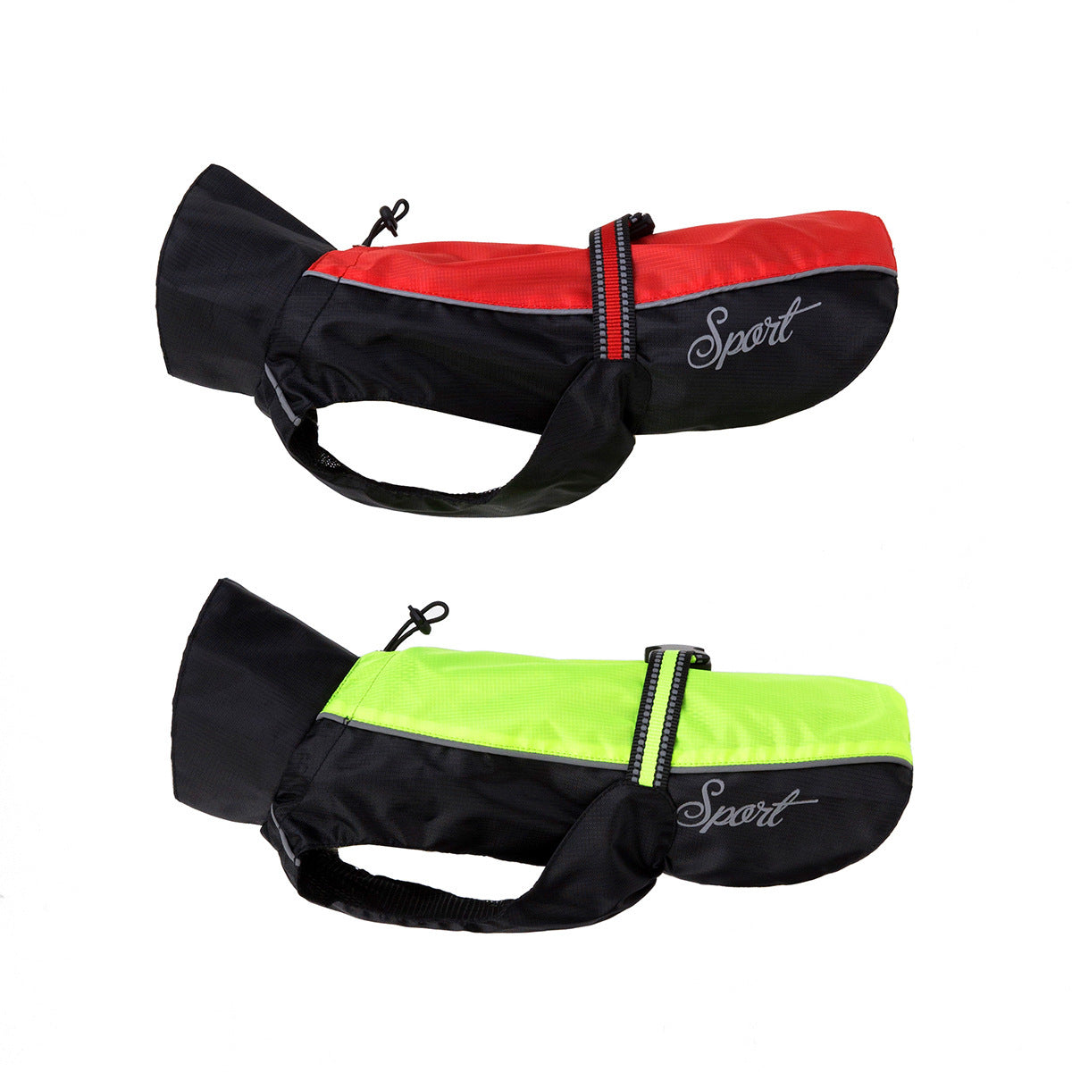 Raincoat for large dogs "Kalm Husky" with safe closure