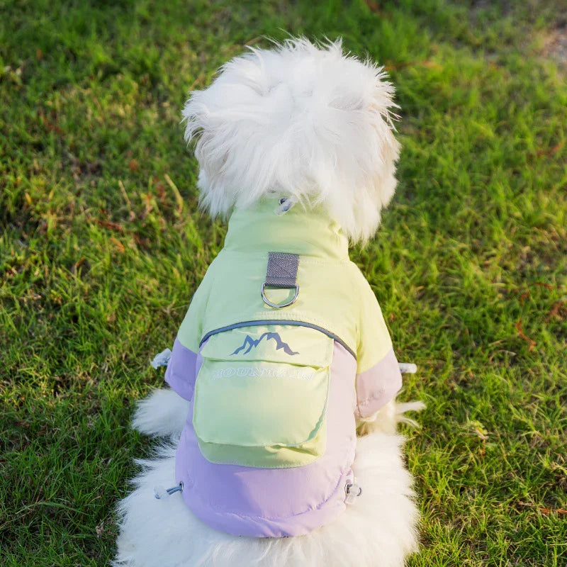 Mountain Dog Regenmantel mit Tasche und Leine