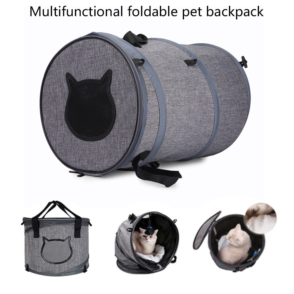 Trasportino Pieghevole Cani Gatti 3in1 - Borsa Cuccia