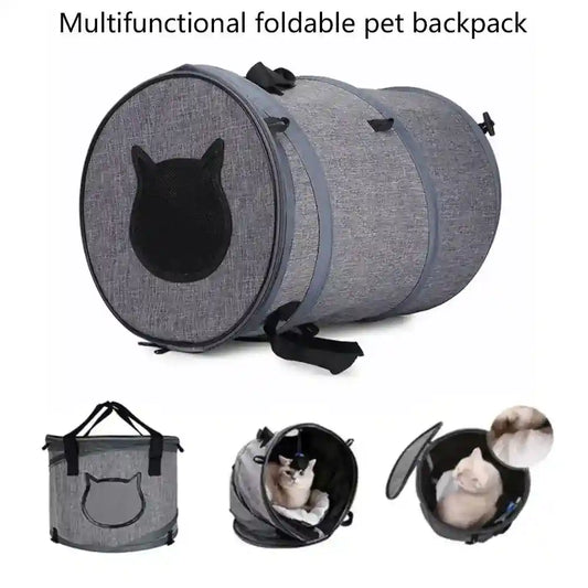 Trasportino Pieghevole Cani Gatti 3in1 - Borsa Cuccia by null