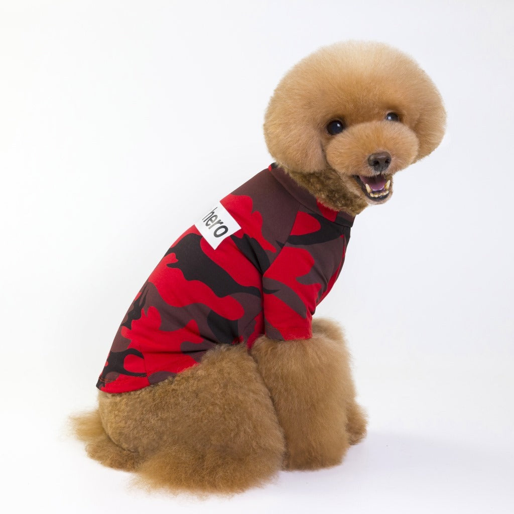 "Super Hero" Camouflage Dog Shirt