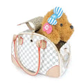 Luxury Leatherette Pet Carrier Bag for Small Dogs and Cats