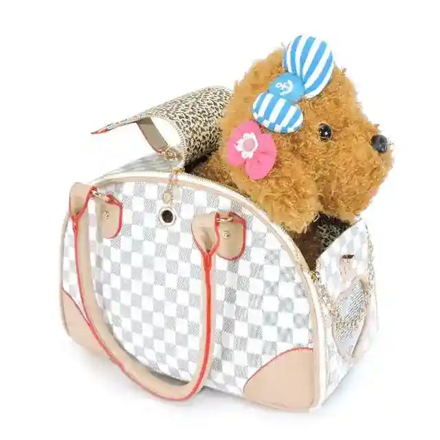 Borsa Trasportino Luxury Simil Pelle Cani Gatti Piccoli by Dog Moda