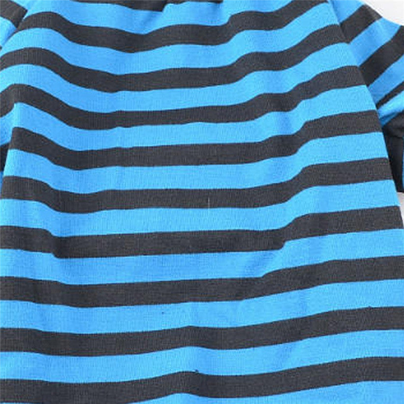 Maglia a Righe per Cani Invernale in Poliestere Caldo