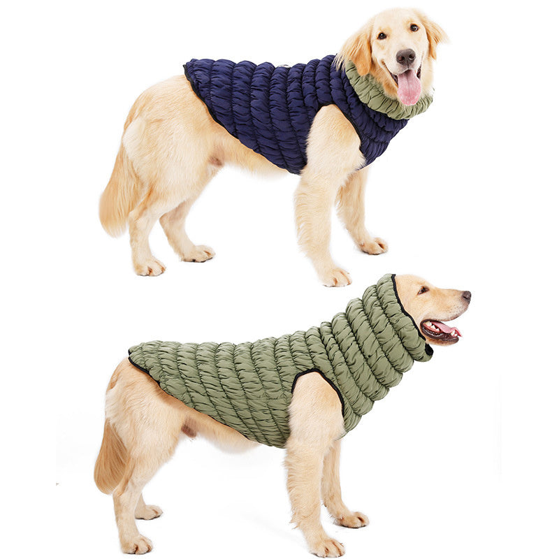"OLAF" Reversible Dog Wrap Coat | Protection and Style for Large Dogs 