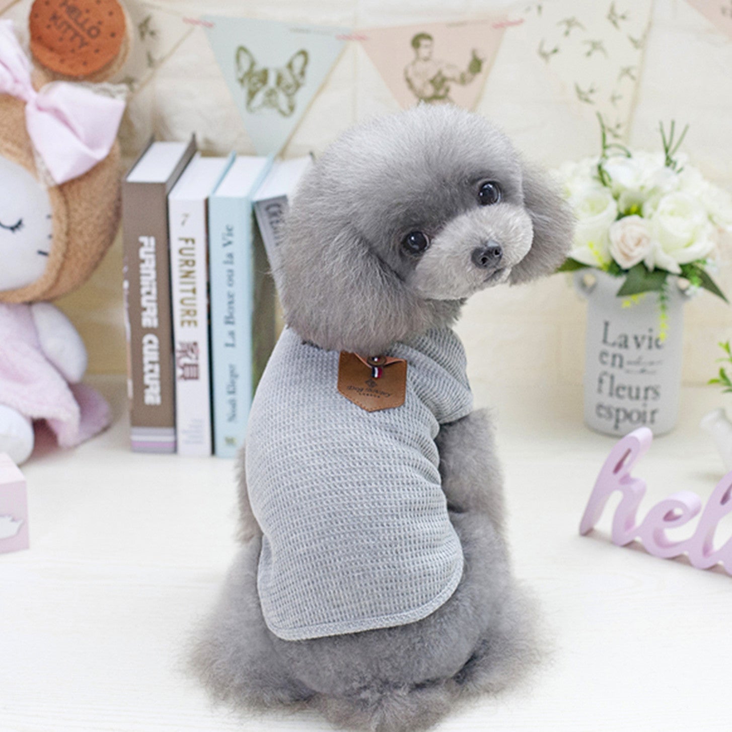 Baumwoll-Hunde-T-Shirt „Dog Baby“