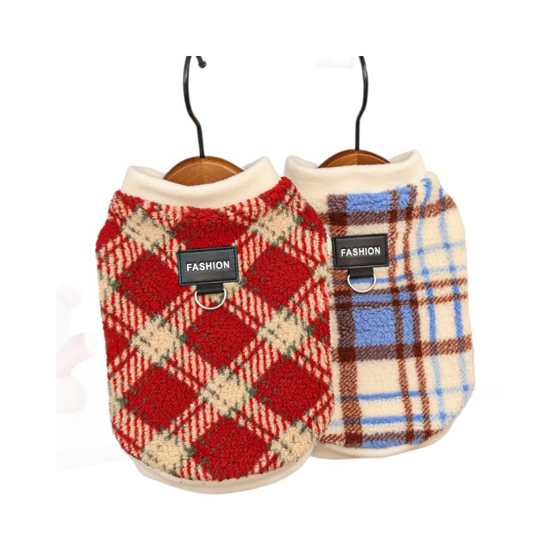 Hondenjas met Fleece, Harnasring en Pied de Poule