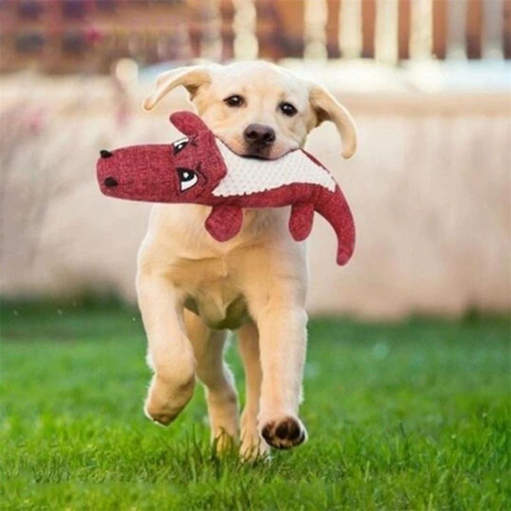 Croccodino Bite Resistant Plush Dog Toy