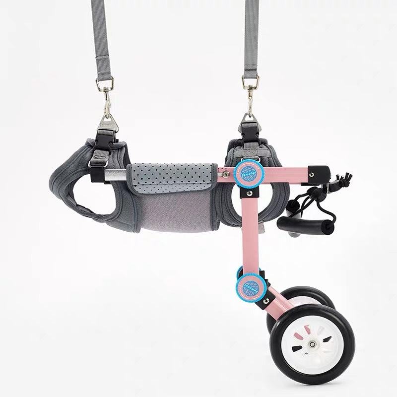 Wheelchair for Disabled or Elderly Dogs with Back Leg Support
