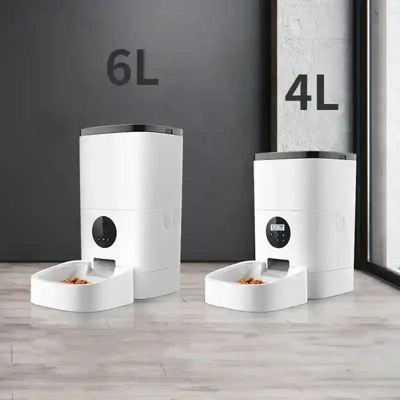 犬用自動ドライフードディスペンサー - 6L タイマー付き