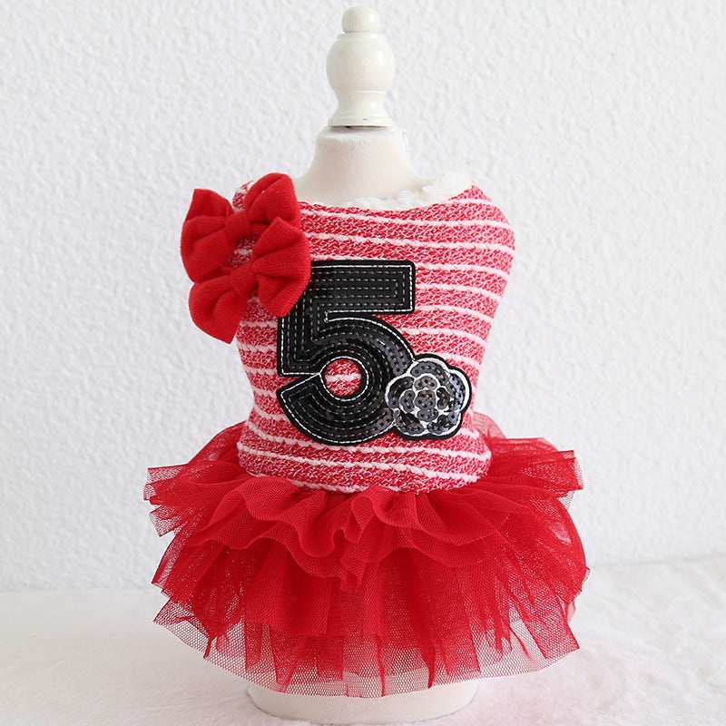 Cotton Dog Dress and Skirt "Merida"
