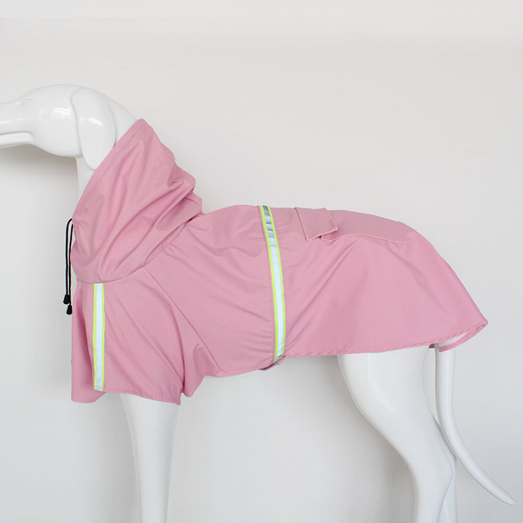 Reflective Dog Raincoat "Lisbon"