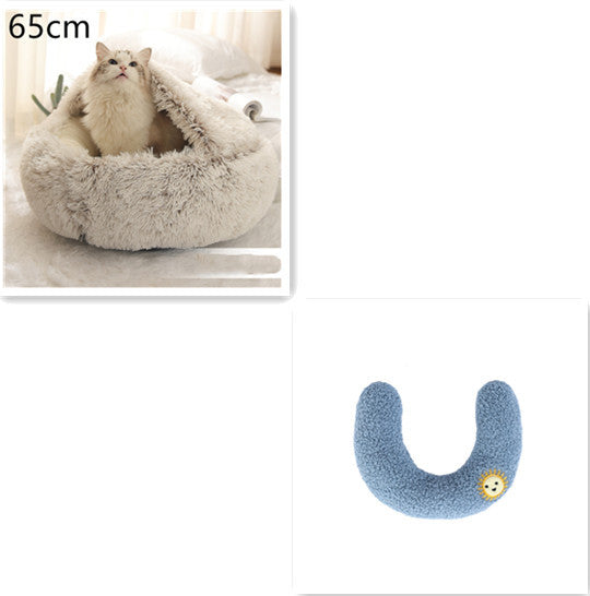 Cuccia Avvolgente "Comfort Ciambella" in Pile con Copertina - Dog Moda