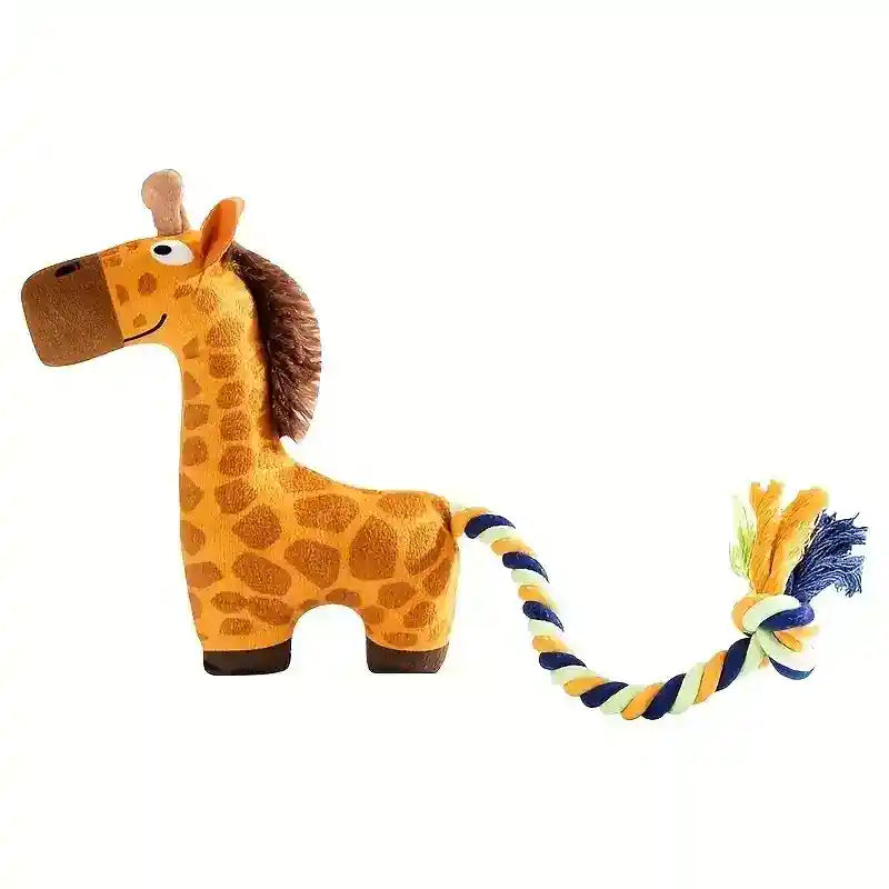 犬用噛みつき防止エラスティックおもちゃ - 柔らかいオックスフォード