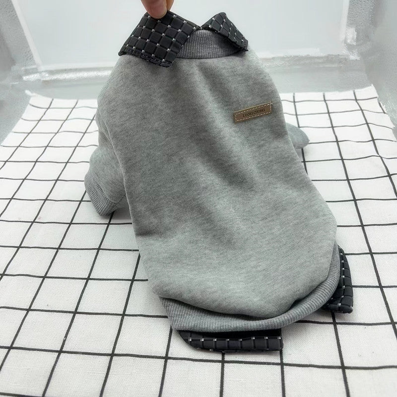 Maglioncino per Cani "Flair" in Pile con Colletto Elegante