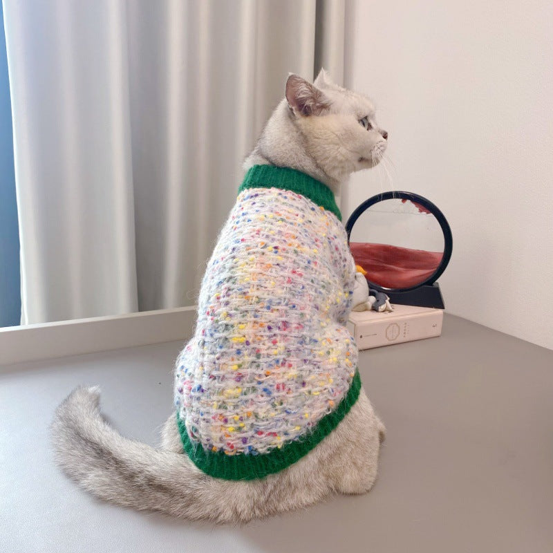 Cardigan Knit Cuddle per Gatti - Lana Morbida e Calda by Dog Moda