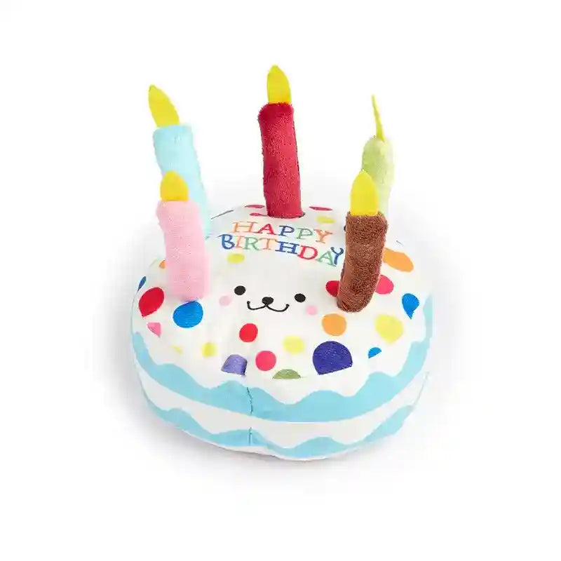 Gioco Torta Sonoro per Cani con Candeline - Peluche by Dog Moda