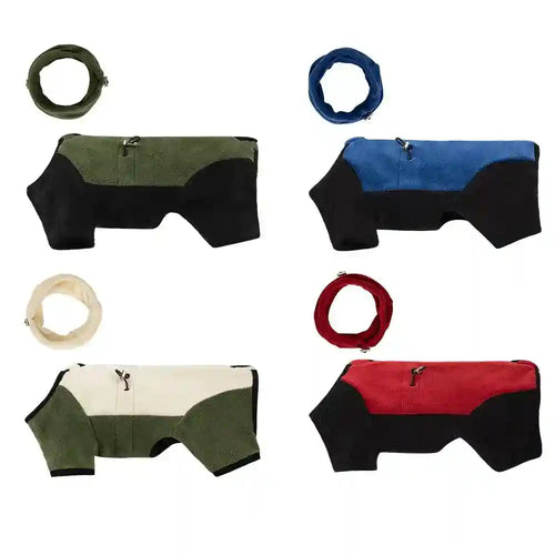 Cappotto Pile Cani Focus con Zip e Taschino - Invernale by Dog Moda