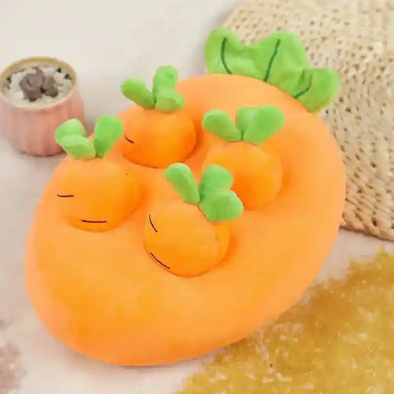 Gioco Peluche Cani Gatti Nascondi Snack Frutta Verdura by Dog Moda