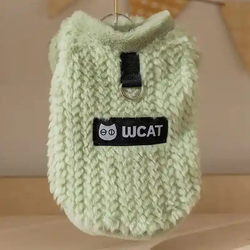 Gilet Fuzzy per Cani - Morbido con Anello Guinzaglio by Dog Moda