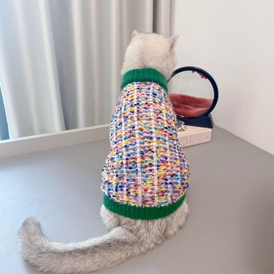 Cardigan Knit Cuddle per Gatti - Lana Morbida e Calda by Dog Moda