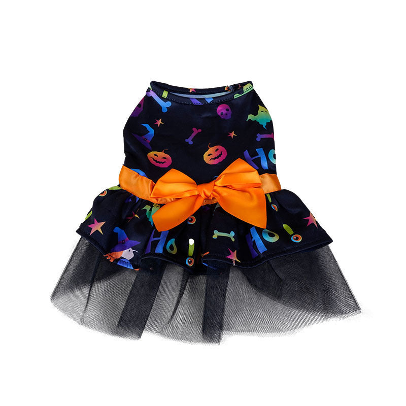Halloween Themed Dog Dress for Girls – Two Scary and Adorable Designs!